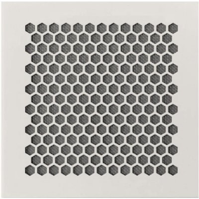 HEXA hliníková 340 x 340 mm, bílá – Sleviste.cz