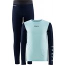 Dětská tepláková a sportovní souprava Craft Core Warm Baselayer dětský set modrá