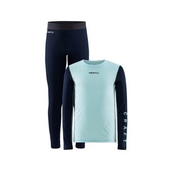 Craft Core Warm Baselayer dětský set modrá