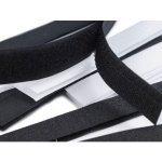 Suchý zip stříhaný 20 cm (1 pár) barva černý – Sleviste.cz