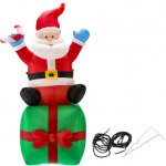 Aga Nafukovací LED Santa Claus 185 cm – Hledejceny.cz