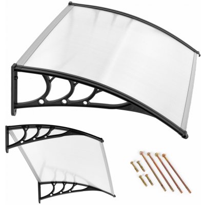 MODERNHOME vchodová stříška z polykarbonátu 150×80 cm – Zboží Mobilmania