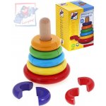 Hračka Woody Skládací pyramida barevná káča – Zboží Mobilmania