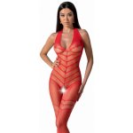 Passion Bodystocking BS100 Červená – Zboží Mobilmania