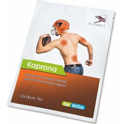 Kaprona kapsaicinová hřejivá náplast 12x18cm – Hledejceny.cz