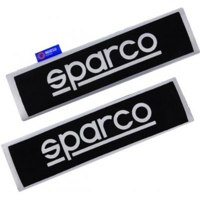 Sparco Návleky na bezpečnostní pásy černé