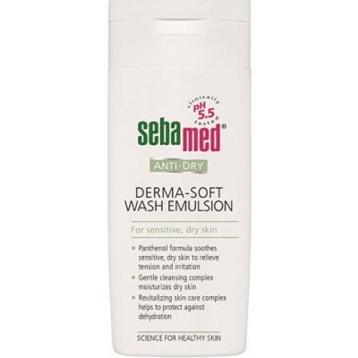 Sebamed Mycí emulze s fytosteroly Anti-Dry (Derma-Soft Wash Emulsion) 200 ml