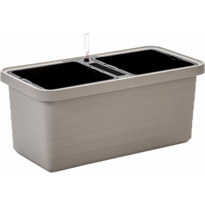 Plastia truhlík samozavlažovací Berberis Duo taupe 80 cm