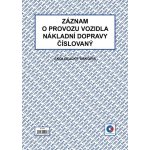Baloušek Tisk ET212 Záznam o provozu vozidla nákladní dopravy stazka číslovaný – Zboží Dáma