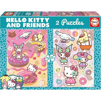 EDUCA Hello Kitty s přáteli Donuty 2x500 dílků – Hledejceny.cz