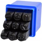 GEKO Razicí matrice čísel - raznice, různé velikosti, sada 9 ks 8 mm – Zboží Živě