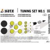 YATE Terčovnice TUNING SET No.1 20 - 150 mm