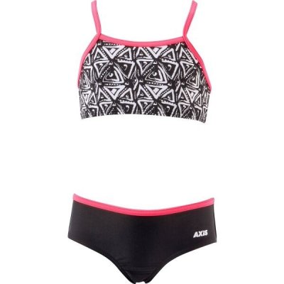Axis Swimsuit Dívčí dvoudílné plavky černá – Zboží Dáma