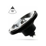 Wojnarowscy LED AR111 GU10 230V 15W COB čip na desce 10° neutrální bílá 4000 5500K černé provedení – Hledejceny.cz