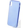 Pouzdro a kryt na mobilní telefon Apple Pouzdro Forcell Jelly Matt Case TPU ochranné silikonové Apple iPhone X, iPhone XS modré