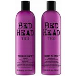 Tigi Bed Head Dumb Blonde šampon 750 ml + Blonde Reconstructor šampon a kondicionér pro poškozené blond vlasy 750 ml dárková sada – Zboží Dáma