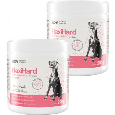 FlexiHard podpora správného stavu kloubů a pohybového aparátu psů 2 x 200 g – Hledejceny.cz