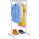 Vikio ASS102B Stojan na šaty bílý chrom – Sleviste.cz