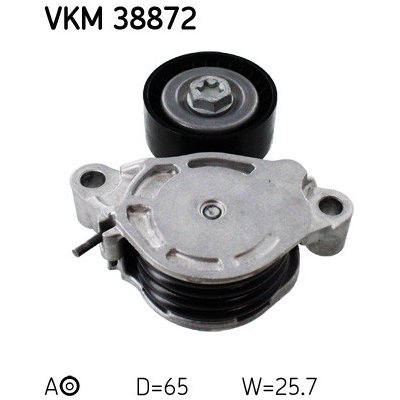 SKF Napínací kladka, žebrovaný klínový řemen VKM 38872 – Zboží Mobilmania