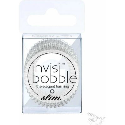 invisibobble® SLIM Crystal Clear gumičky 3ks průhledná – Zboží Mobilmania