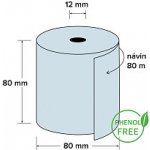 Termo kotouček Blue4est 80/80/12 mm, 80m, PHENOL FREE, 5 ks – Zboží Živě