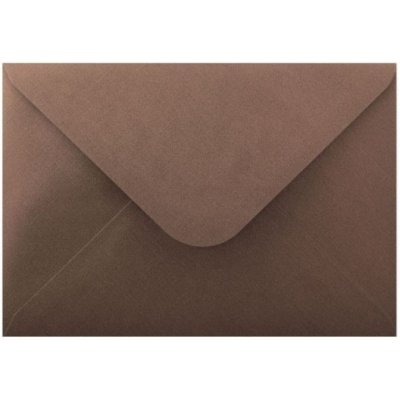 Paper Design Obálka C6 metalická s ražbou - hnědá - 190474 – Zboží Dáma