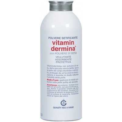 Vitamindermina Hedvábný suchý pudr deodorizuje a přirozeně absorbuje vlhkost pokožky 100 g – Zboží Dáma