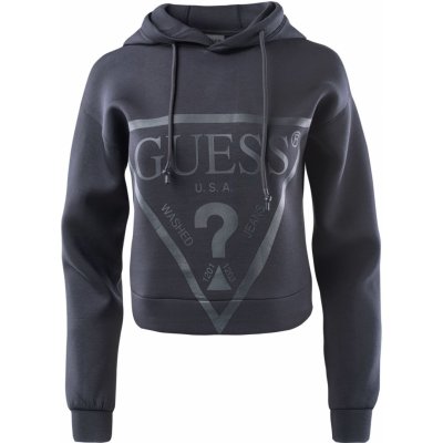 Guess dámská mikina NEW ALISA HOODED SWE V2YQ08KAMN2-G7FQ Modrý