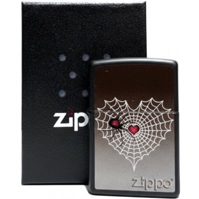 Zippo schwarz color "Love Spider in Web – Hledejceny.cz