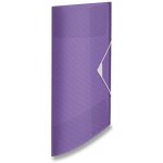 Esselte Colour´Breeze spisové desky A4, levandulová s gumičkou – Zboží Živě