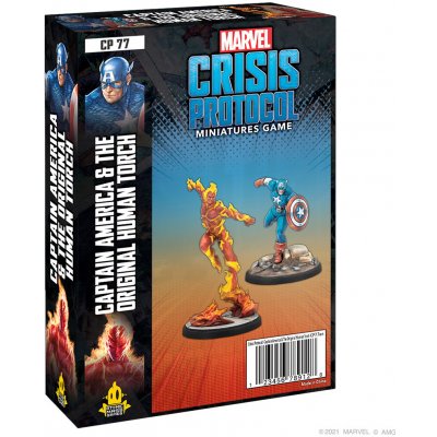 Atomic Mass Games Marvel Crisis Protocol Captain America & Original Human Torch – Zbozi.Blesk.cz