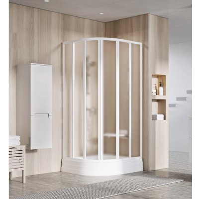 RAVAK Sprchový kout Supernova SKKP6 80x80 195 bílá + grape – Sleviste.cz