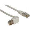 síťový kabel Delock 83516 RJ45 Cat.5e SFTP pravoúhlý / přímý, 2m