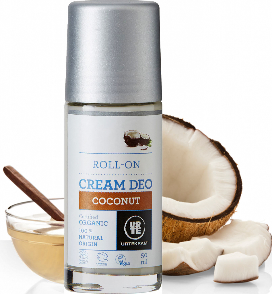 Urtekram Cream Deo roll-on Kokos 50 ml