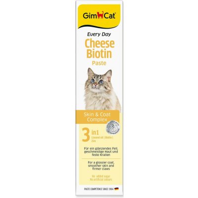 GimCat pasta pro kočky sýrová s biotínem 200g – Hledejceny.cz