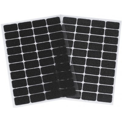 Prima-obchod Suchý zip samolepicí obdélníčky 15x25 mm, barva 2 černá – Hledejceny.cz