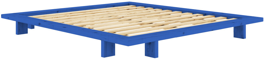 Karup Japan bed natural pine borovice / vivid blue