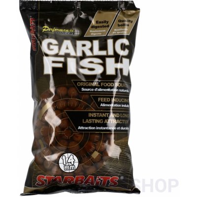 STARBAITS Boilies Garlic Fish 1kg 14mm – Hledejceny.cz