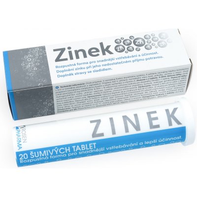 Rosen Calcium Magnesium Zinek eff.20 tablet – Hledejceny.cz