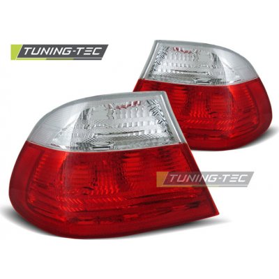 Zadní světla BMW E46 Coupe červená/chrom – Zboží Mobilmania