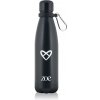 Shaker ZOE Heart Logo Stainless Steel Bottle nerezová láhev na vodu barva Black 500 ml