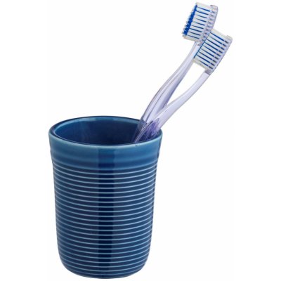 Wenko Nádoba na zubní kartáček SADA tmavě modrá – Zboží Mobilmania