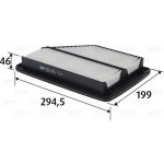 Vzduchový filtr VALEO 585455 – Hledejceny.cz