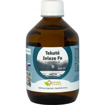 Natural Pharm Tekuté železo Fe + Vitamin C 300 ml – Hledejceny.cz