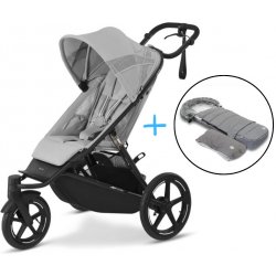 Cybex Avi Spin Fog Grey 2024 + fusak a rukávník JOMK Northern Grey