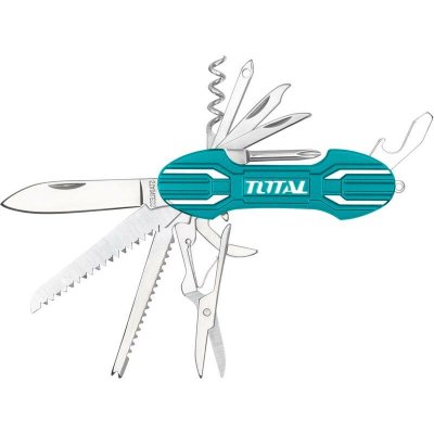 TOTAL Nůž kapesní zavírací 15dílný, nerez THMFK0156 – Sleviste.cz