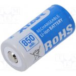 XTAR 16340-85PCM Akum: Li-Ion; 16340; 3,6V; 850mAh; Ø16,5x34mm; 2,5A; 1ks. – Zboží Živě