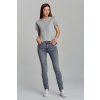 Dámské džíny Gant dámské džíny Farla Super Stretch Jeans šedé