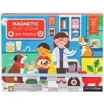 Petit Collage magnetická tabulka Veterinární ošetřovna – Sleviste.cz