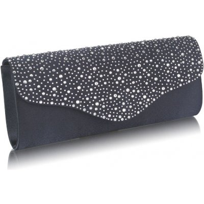 L&S navy Diamante Design večerní klapka přes bag spojky LS-LSE00253 navy – Zboží Mobilmania